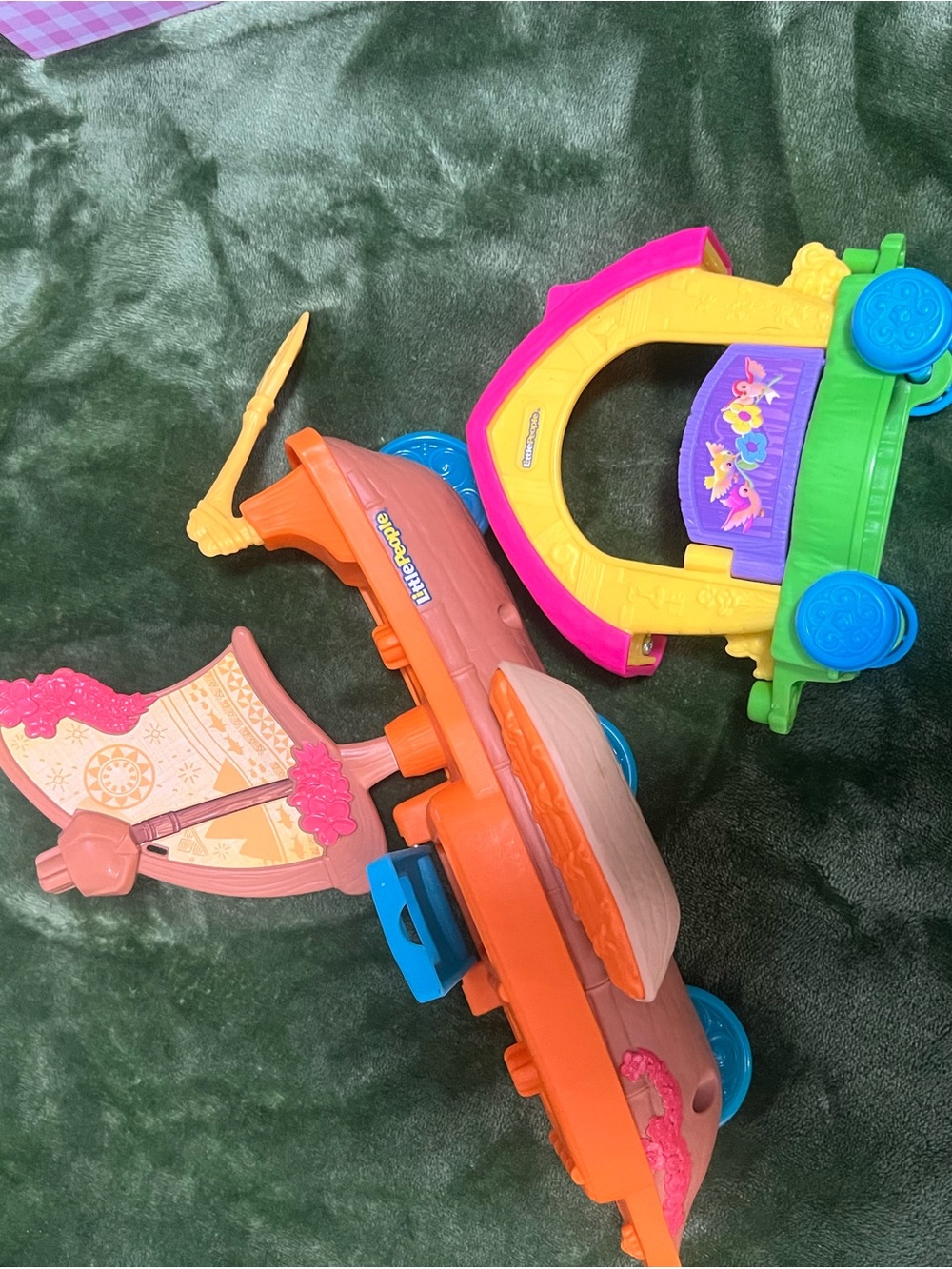 Little People Princess Moana Boat and Snowwhite Toy